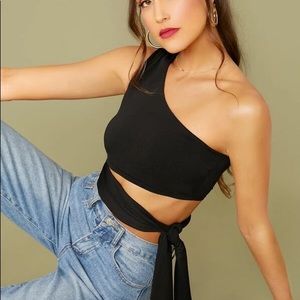 Shein One Shoulder Top